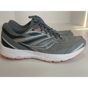 SAUCONY Womens Cohesion 13 Gray Running Shoes Size 9.5